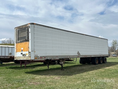 1987 Utility 52 ft Tri/A setup for storage Remorque fourgon