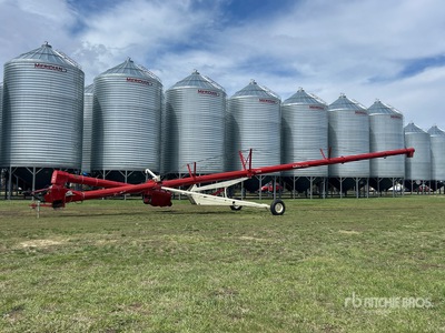 2009 Buhler Farm King 1370 13 in x 70 ft Swing مسمار الحبوب
