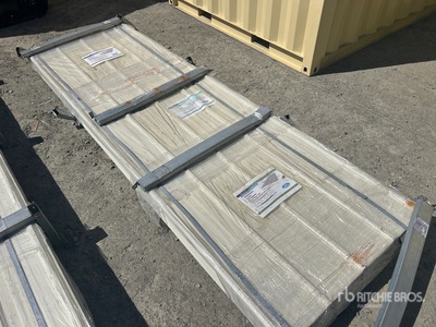 Quantity of (150) 2025 STARVOX S3048Q Galvalume Corrugated Steel Panels (Unused)