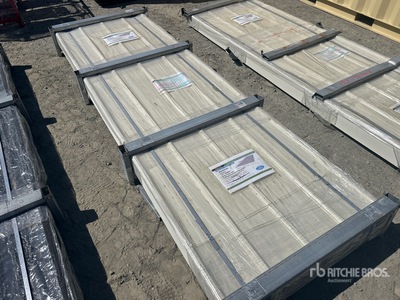 Quantity of (150) 2025 STARVOX S3048Q Galvalume Corrugated Steel Panels (Unused)