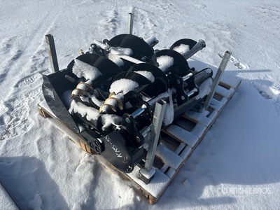 Quantity of (9) 2025 STARVOX 12EX-ASA Mini Excavator Attachments (Unused)