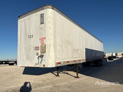 1990 Lufkin TFV-IP ST 53 ft x 102 in T/A Semi-remorque fourgon