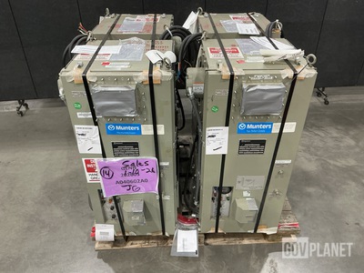 (4) Munters GC-150 Desiccant Dehumidifiers