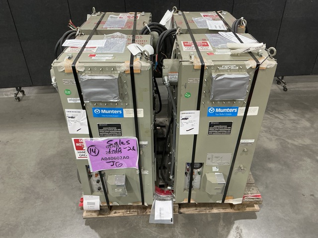 (4) Munters GC-150 Desiccant Dehumidifiers