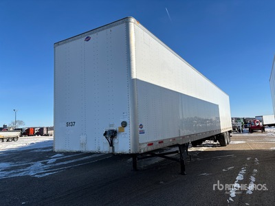 2014 Utility VS2DX 53 ft x 102 in T/A Van Trailer