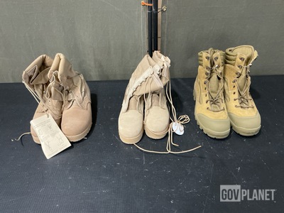 (72) Pairs of Combat Boots & (17) Pairs of Men's Boots