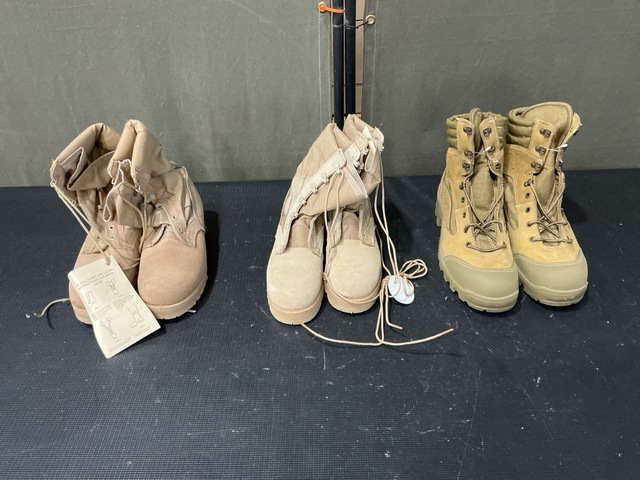 (72) Pairs of Combat Boots & (17) Pairs of Men's Boots
