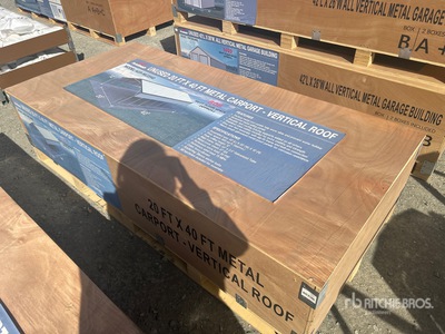 2025 Rhino AGR-MC2040 Steel Carport (Unused)