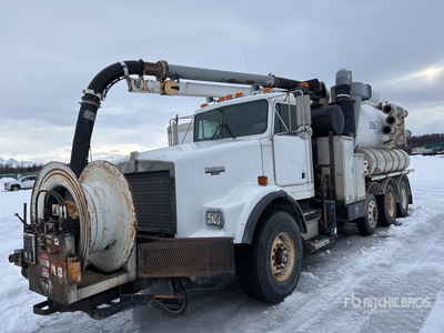1998 Kenworth T800 8x4 شاحنة شفط و حفر