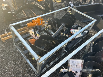 Quantity of (2) 2026 Wolverine ADB-13-1218R Skid Steer Auger (Unused)