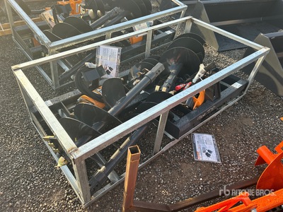Quantity of (2) 2026 Wolverine ADB-13-1218R Skid Steer Auger (Unused)