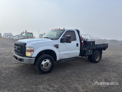 2010 Ford F-350 4x4 Flatbed Truck