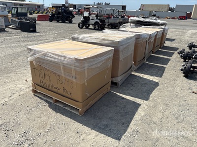 Quantity of (8) Pallets of 2022 Mack Truck Parts
