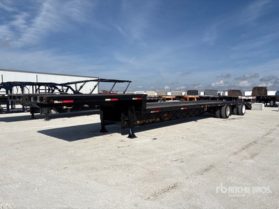 1999 JET  53 ft T/A Spread Axle Single Drop Equipment Trailer