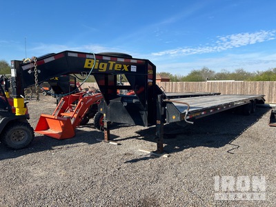 Big Tex 25GN-40D5A-MRBK 40 ft T/A Gooseneck Remolque Portamaquinaria