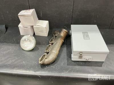 (7) Incandescent Lamps, (1) Floodlight Assembly, (2) Manifolds & Assorted Items