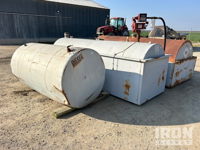 Quantity of (3) Steel Diesel Kraftstofftank
