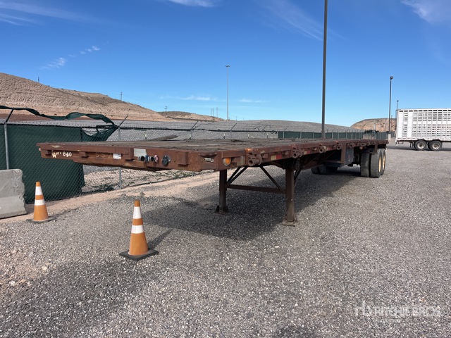 1985 Utility Trailer 45 ft T/A Flatbed Trailer