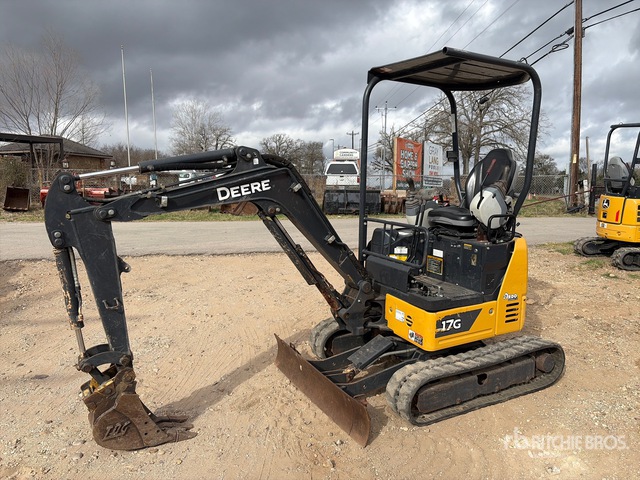 2022 John Deere 17G Mini Excavator