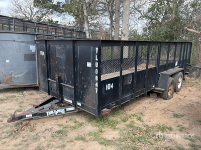 Texas Bragg 18 ft T/A Remorque pour équipement