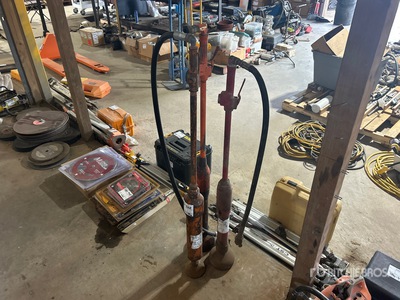 Quantity of (3) Pneumatic Backfill Tampers Varios, herramientas manuales