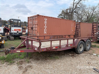 18 ft T/A Remolque Portamaquinaria