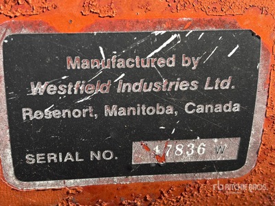 1986 Westfield MK100-61 10 in x 61 ft Swing Grain Auger