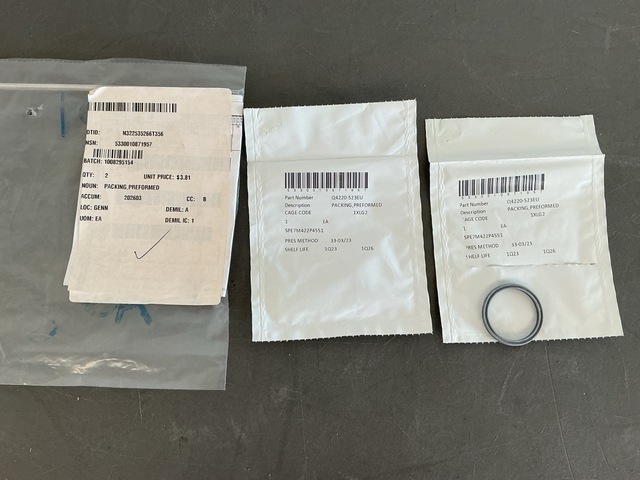 (83) Packing Retainers, (52) Preformed Packings & Assorted Items