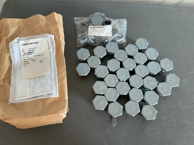 (69) Straight Adapters, (12) Hangers, (26) Pipe Unions & Assorted Items