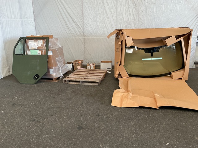 (1) Door, (5) Box Covers, (1) Platform Assembly & Assorted Items