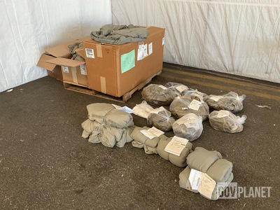 (18) Sleeping Bags, (18) Extreme Cold Weather Jackets & Assorted Items