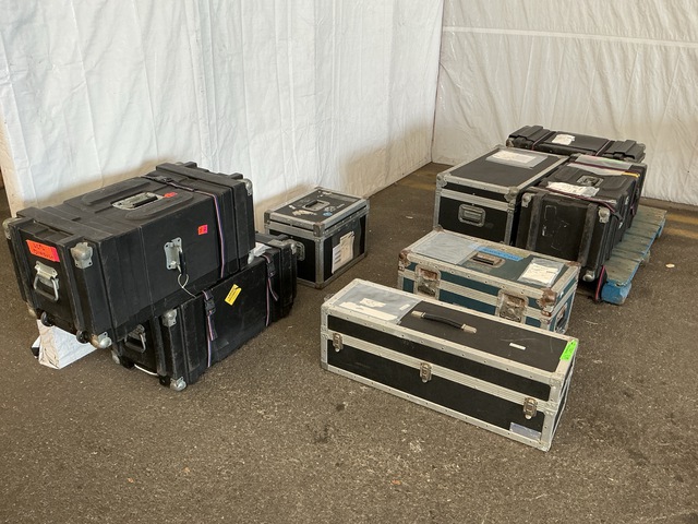 (8) Assorted Music Instrument Cases