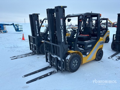 2022 Shantui SFG25 2500 kg Pneumatic Tire Forklift (Unused)