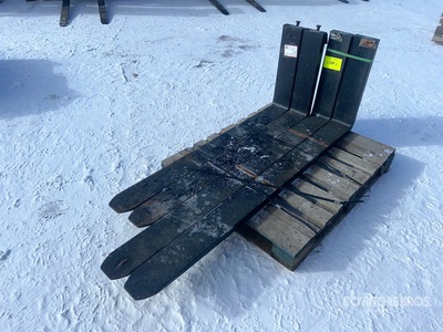 Quantity of (2) Mi H51E180455122 Full Taper Fourches de chariot élévateur