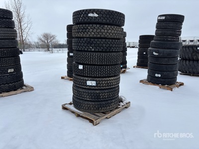 Quantity of (8) 11R22.5 Tires (Unused)