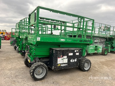 2017 Genie GS-2669RT 4x4 Dual Fuel Schaarlift