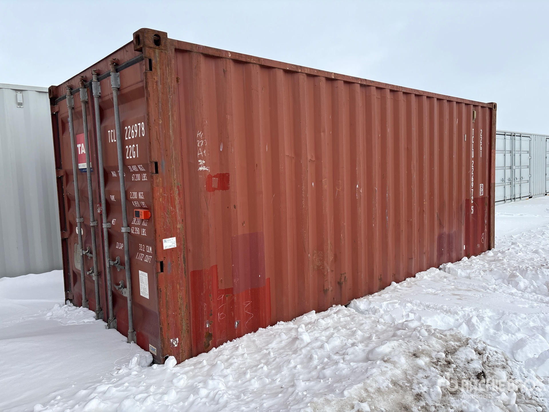 20 ft High Cube Storage Container