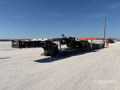 2006 Trail King Tri/A Removable Gooseneck Lowboy Trailer