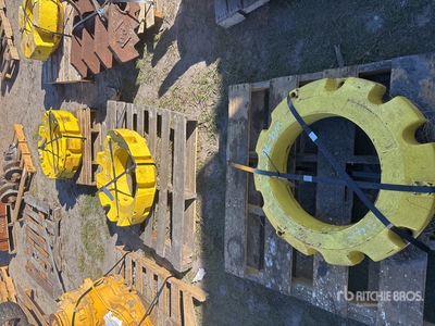 Quantity of (3) Tractor Weights - Fits John Deere 9R590