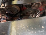 Engine with A/C Compressor