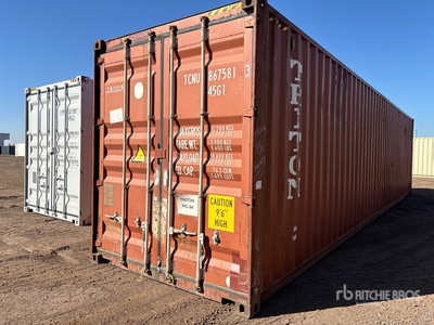 2010 40 ft High Cube Storage Container