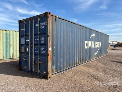 2008 40 ft High Cube Storage Container