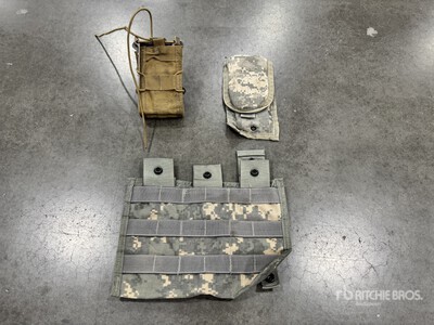 (163) M4 Two Mag Pouches, (91) M4 Three Mag Pouches & Assorted Items