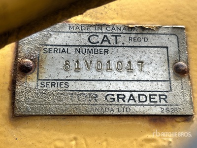 1980 Cat 140G Motor Grader