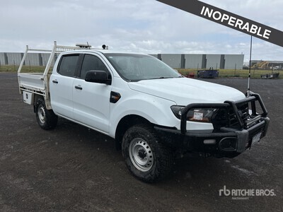 2018 Ford Ranger 4x4 Dual Cab Pickup (Inoperable)