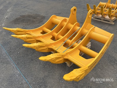 2025 TOFT TOFT10R 1650 mm Excavator Rake - Fits CAT 336 (Unused)