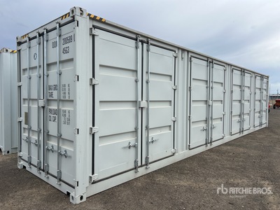 2025 40 ft High Cube Multi-Door Storage Container (Unused)