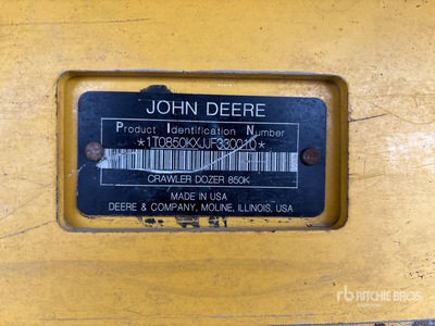2018 John Deere 850  K Crawler Dozer