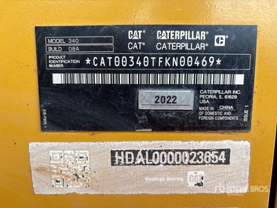 2022 Cat 340 Next Gen Tracked Excavator