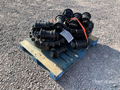 2025 SDCH SDCH-08TR Lote de Rodamientos y Segmentos de Piñon para Excavadora (Sin Usar) / Sprokets and Track Rollers - Fits Cat 320 (Unused)